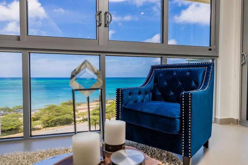 2Bs-Azure623 - Authors Beach Chic Ocean View Condo Palm Beach 0*,  Aruba
